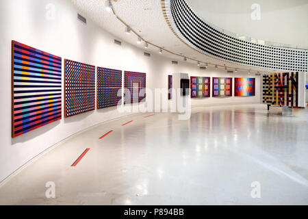 Nouveau Musée d'art de Yaakov Agam - Israël, Rishon Lezion Banque D'Images