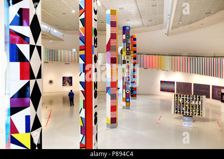 Nouveau Musée d'art de Yaakov Agam - Israël, Rishon Lezion Banque D'Images