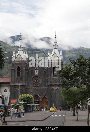 Baños de Agua Santa Equateur Banque D'Images