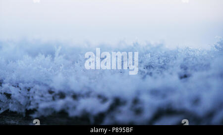 Des cristaux de glace en hiver Banque D'Images