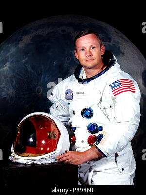 L'astronaute Neil A. Armstrong Banque D'Images