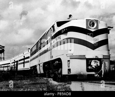 La liberté était un train train de sept voitures qui a voyagé à travers les États-Unis à partir de septembre 1947 jusqu'à janvier 1949. Il a été consacré à l'histoire de la démocratie américaine. Banque D'Images