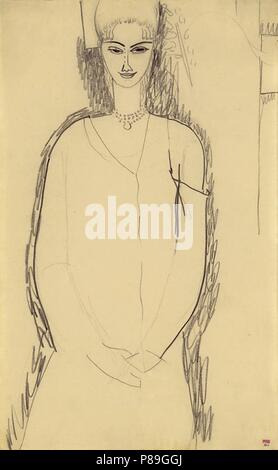 Anna Akhmatova. Musée : collection privée. Banque D'Images