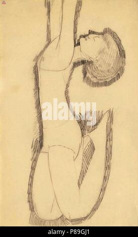 Anna Akhmatova qu'Adobe Acrobat. Musée : collection privée. Banque D'Images