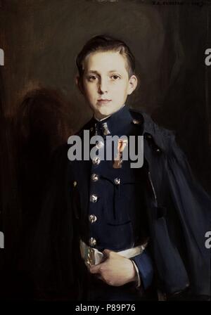 CASA REAL ESPAÑOLA. Retrato del Infante Don Juan de Borbón, hijo del Rey Alfonso XIII y padre del Rey Juan Carlos I. Musée : PALACIO REAL. Banque D'Images