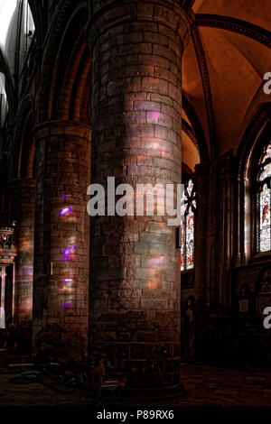 La cathédrale de Gloucester, un incroyable espace d'ampleur et de splendeur architecturale et l'AWE inspirant majesté Banque D'Images