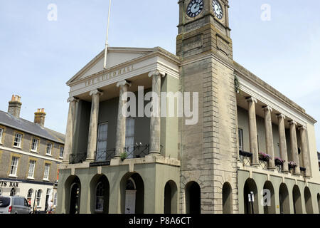 Newport, île de Wight, au Royaume-Uni. Le 23 juin 2018. Conçu par John Nash et construit en 1816, l'historique Guildhall est maintenant le musée de l'histoire de l'île Banque D'Images