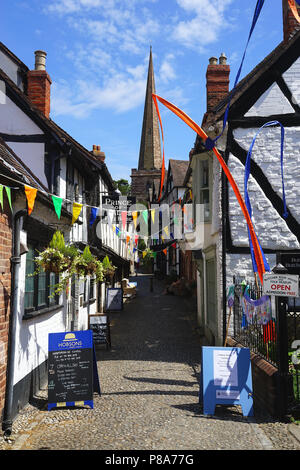 Church Lane, Tetbury Banque D'Images