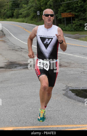 Mark Wilson au cours de la deuxième exécution de la Haye 2018 Duathlon Festival Endurance Banque D'Images