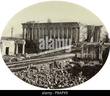 La Cathédrale Pierre-et-Paul à Sébastopol après la guerre de Crimée (1853-1856). Musée : Institut pour l'histoire de la culture matérielle, Saint-Pétersbourg. Banque D'Images