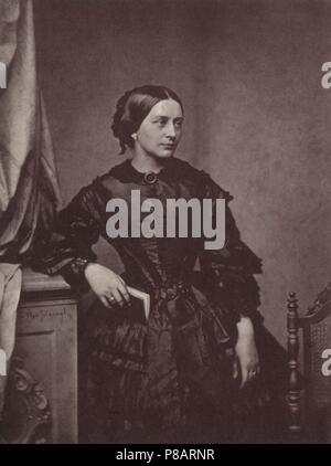 Portrait de Clara Schumann (1819-1896). Musée : collection privée. Banque D'Images