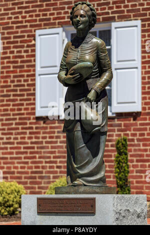 Gettysburg, PA, USA - 7 juillet 2018 : La statue de l'unique résident Gettysburg tué par une balle perdue pendant la bataille au musée connu sous le nom de J Banque D'Images