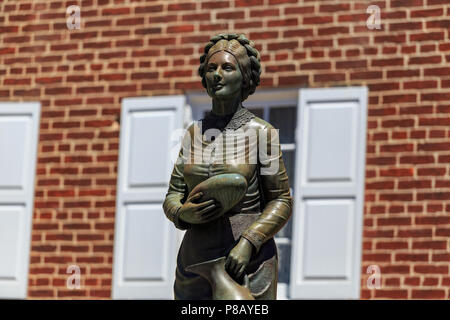 Gettysburg, PA, USA - 7 juillet 2018 : La statue de l'unique résident Gettysburg tué par une balle perdue pendant la bataille au musée connu sous le nom de J Banque D'Images