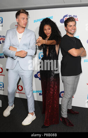 Capital FM Summertime Ball qui a eu lieu au stade de Wembley - Arrivées en vedette : Espoir Vick, Romaine Kemp, Sonny Jay Où : London, Royaume-Uni Quand : 09 juin 2018 Credit : Lia Toby/WENN.com Banque D'Images