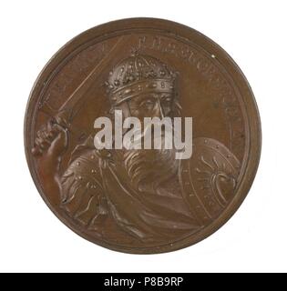 Le grand prince Yaroslav le Sage (de la médaille historique de la série). Musée : collection privée. Banque D'Images