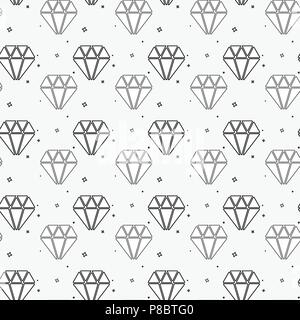 Texture géométrique des vecteurs avec de petites formes de diamants minuscules, des losanges, des carrés. Résumé motif transparente moderne. La lumière fond monochrome. Répéter pour la décoration, design, textile, tissu, tissu meubles Illustration de Vecteur