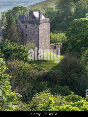Castle Campbell, Glen Douglas, Dollar, Clackmannanshire, en Écosse. Banque D'Images