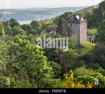 Castle Campbell, Glen Douglas, Dollar, Clackmannanshire, en Écosse. Banque D'Images