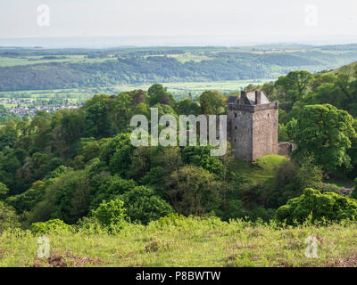 Castle Campbell, Glen Douglas, Dollar, Clackmannanshire, en Écosse. Banque D'Images