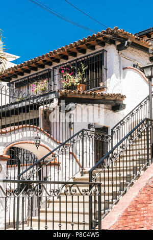 L'architecture mexicaine de Puerto Vallarta, Mexique Banque D'Images