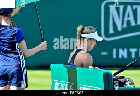 Angelique Kerber (GER) entre les jeux à la Nature Valley International, 26 juin 2018 Eastbourne Banque D'Images
