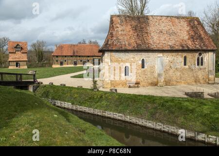 La Normandie médiévale, FRANCE Banque D'Images