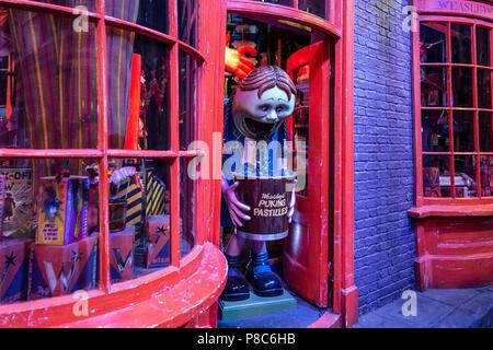 La réalisation d'HARRY POTTER, WARNER BROS, Royaume-Uni Banque D'Images