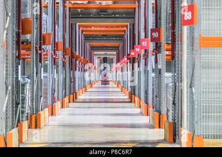 XPO SOCIÉTÉ DE LOGISTIQUE, TRANSPORT ET LOGISTIQUE Banque D'Images