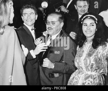 Darryl cowl, francis blanche, aita marocaine, festival de Cannes 1962 Banque D'Images