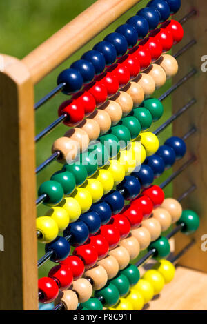 L'enfant abacus. Banque D'Images