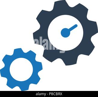 L'icône de gestion du temps Illustration de Vecteur