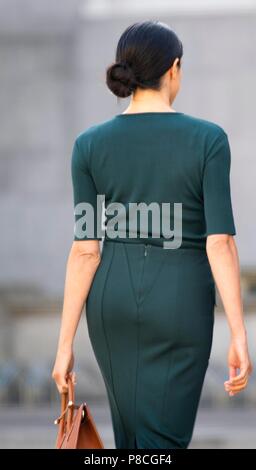 Dublin, Irlande. 10 juillet, 2018. Megan, duchesse de Sussex, arrive à Dublin, au 1er d'une visite de 2 jours à Dublin Photo : Albert Nieboer/ Pays-Bas OUT/Point de vue OUT | Crédit : dpa/Alamy Live News Banque D'Images