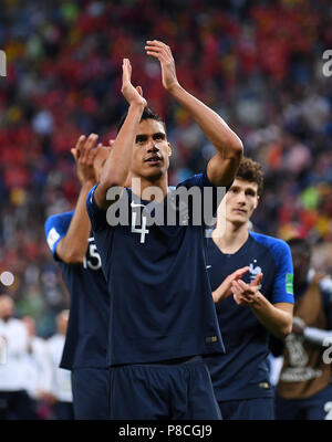 Saint-pétersbourg, Russie. 10 juillet 2018. Saint-pétersbourg, Russie. 10 juillet, 2018. France (Belgique), 10.07.2018/GES/soccer/football Worldcup 2018 Russie : demi-finale : la France contre la Belgique, Saint Petersburg, 2018 | dans le monde l'utilisation de crédit : afp/Alamy Live News Crédit : afp photo alliance/Alamy Live News Banque D'Images