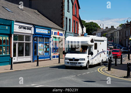 Roadstar lunaire camping à Dalton, Cumbria, Angleterre, Royaume-Uni Banque D'Images