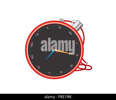 Soins infirmiers à la mode isolé regarder de revers Banque D'Images