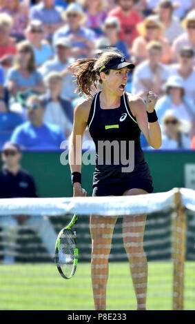 Johanna Konta (GB) à l'affiche à l'International Nature Valley, Eastbourne 26 Juin 2018 Banque D'Images