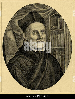 Athanasius Kircher, (1602-1680), jésuite et savant. Après une gravure sur cuivre du 17e siècle, 1902 Banque D'Images