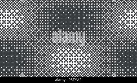 Résumé modèle de demi-teinte de la texture. Fond est noir et blanc. Vector background moderne pour des affiches, des sites, des cartes de visite, cartes postales, de l'intérieur des Illustration de Vecteur