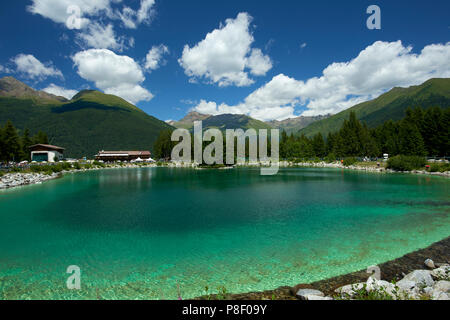 Ponte di Legno (Bs), Italie,le lac Valbione Banque D'Images