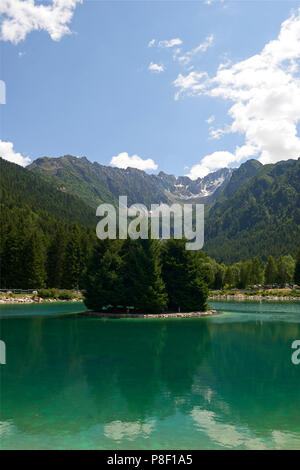 Ponte di Legno (Bs), Italie,le lac Valbione Banque D'Images