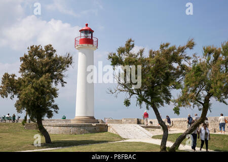 Leuchtturm à Saint-Martin-de-Ré Ile de Ré, France Banque D'Images