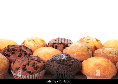 Cup cakes Muffin border Banque D'Images