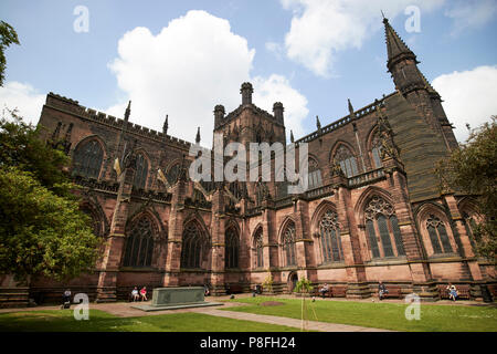 La cathédrale de Chester chester cheshire england uk Banque D'Images