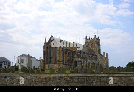 St Hilda ancienne église sur la Pointe à Hartlepool UK Banque D'Images