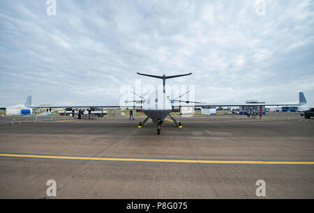 La première transatlantique aéronef téléguidé vol arrivera à Fairford, Gloucestershire, l'avant du mois prochain's Royal International Air Tattoo. Banque D'Images