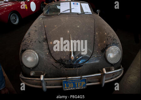 Porsche 356 Speedster 1600, 1957 Malibu, Californie, trouver la grange Banque D'Images