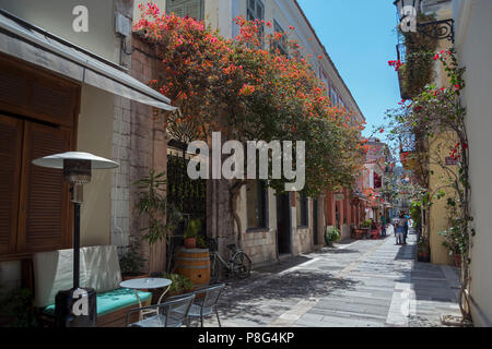 Vieille ville, Nauplie, l'Argolide, Péloponnèse, Grèce, Nauplie, Nauplion, Nauplie Banque D'Images