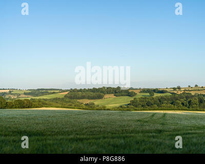 Paysage Anglais près de Bath, dans le Somerset. Banque D'Images