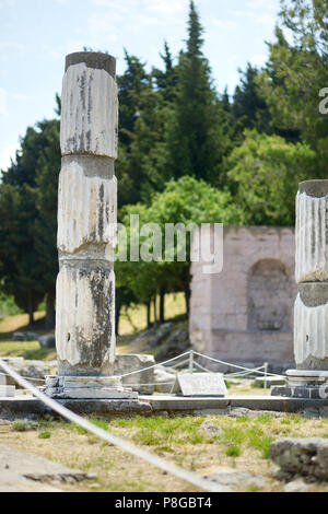 Les ruines historiques de l'Asclepieion sur l'Île Kos Banque D'Images