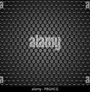 Grille métallique vecteur modèle transparent sur fond transparent. Le président de fer noir sans fin grill la texture. Remplir la page Web Illustration de Vecteur